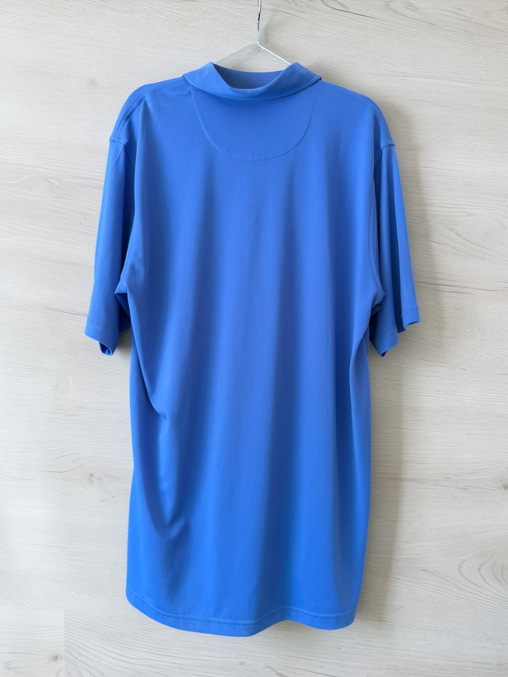 Donald Ross Polo Shirt Mens Large Blue Golf Performance Short Sleeve - Picture 2 of 4
